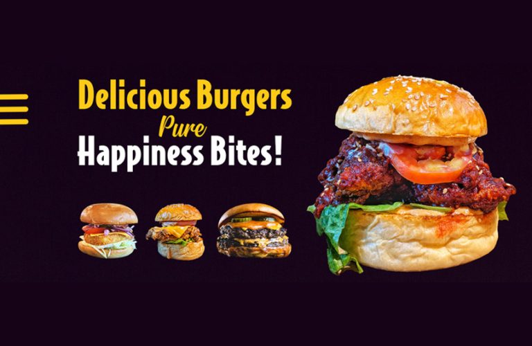 Delicious Burgers Pure Happiness Bites!